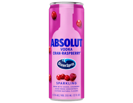 Absolut Ocean Spray Cran Raspberry