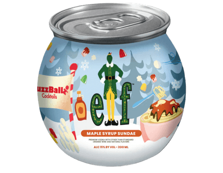 Buzzballz Cocktails Elf Maple Syrup Sundae