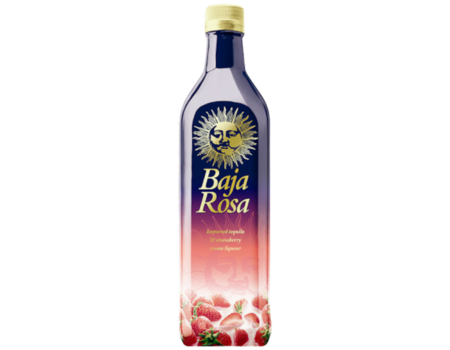 Baja Rosa Licor De Tequila Y Licor De Crema De Fresa