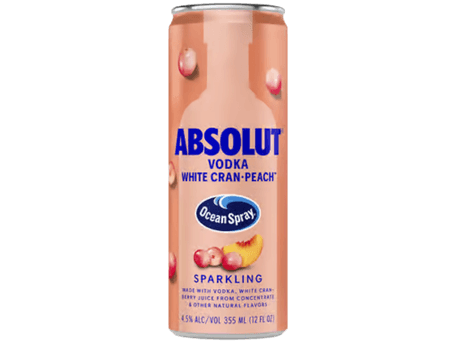 Absolut Ocean Spray White Cran Peach