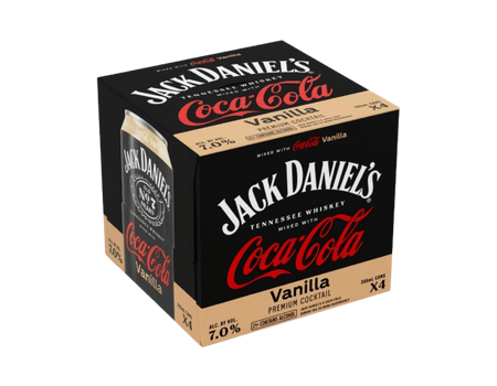 Jack Daniels Cocacola Vainilla Pack X4